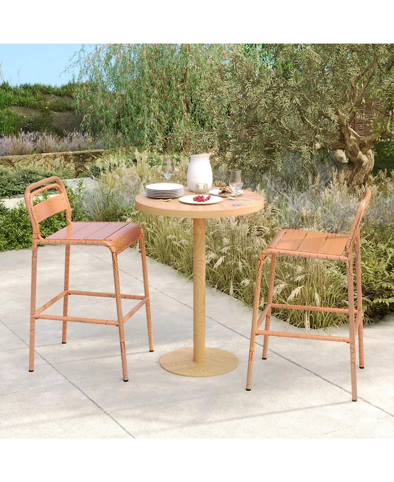 Streamdale Carmella Outdoor BarStool(Set of 2)
