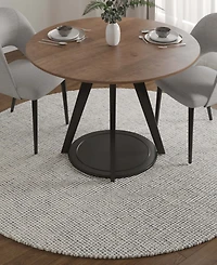 Lr Home Astrid Cr-297 8'x8' Round Area Rug