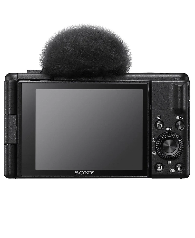 Sony Zv-1F Vlogging Camera, Black, Bundle with SanDisk Extreme 32GB Sd Card, Camera Bag for Point and Shoot Camera and Accessories, Complete Sony Digi