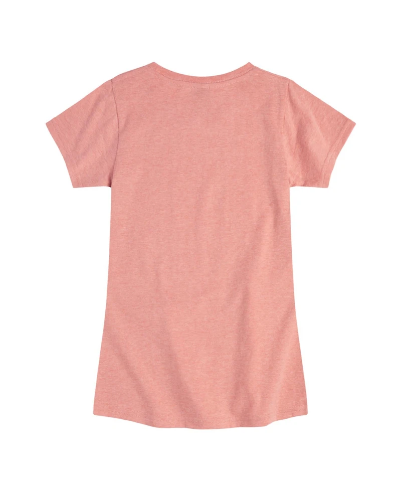 Disney Big Girls Daisy Happy Easter Graphic Short Sleeve T-Shirt