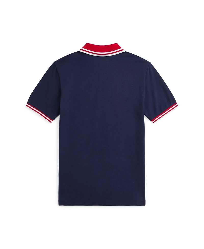 Polo Ralph Lauren Big Boys Baseball-Logo Mesh Polo Shirt