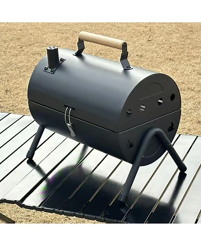 Streamdale Portable Charcoal Grill Tabletop, Outdoor Cooking, Durable Steel