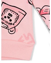 Star Wars Girls The Mandalorian Yoda French Terry Sweatshirt to