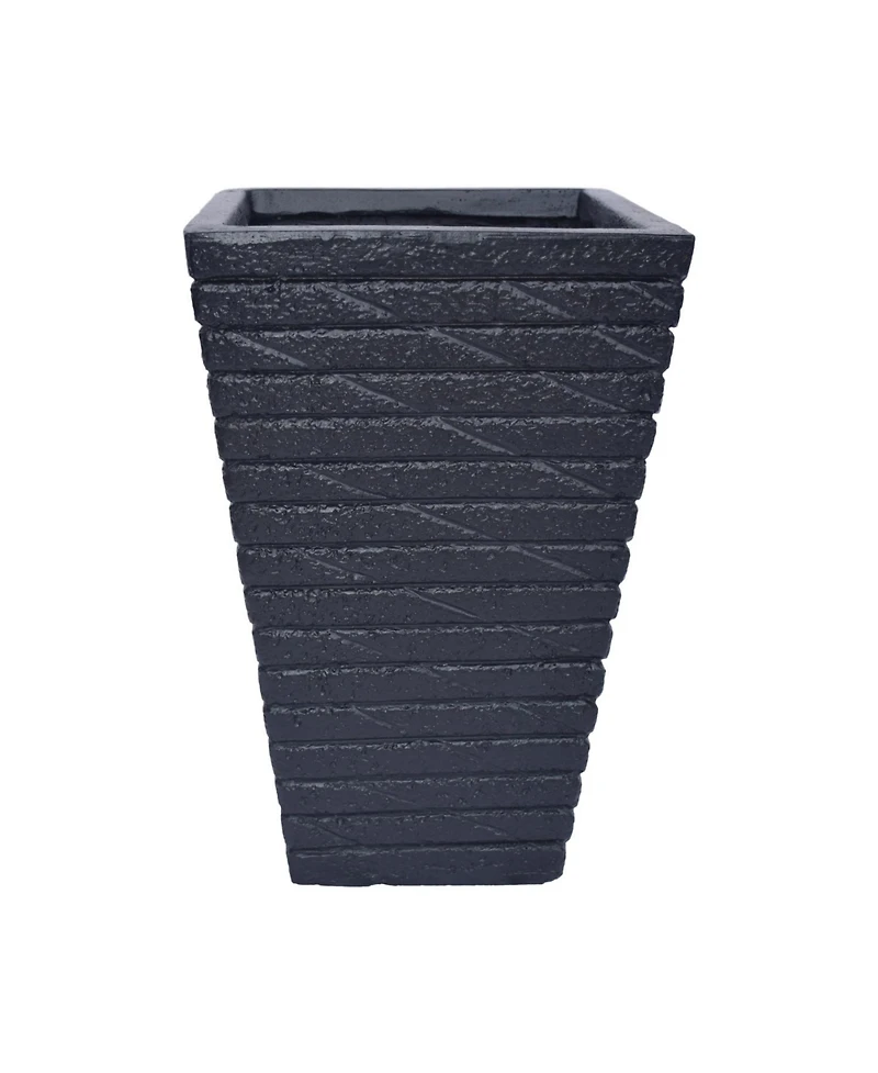Streamdale Sleek and Sophisticated Tapered Square Planter for Home and Garden