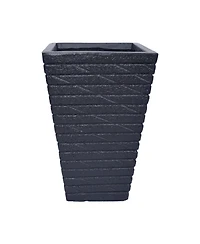 Streamdale Sleek and Sophisticated Tapered Square Planter for Home and Garden