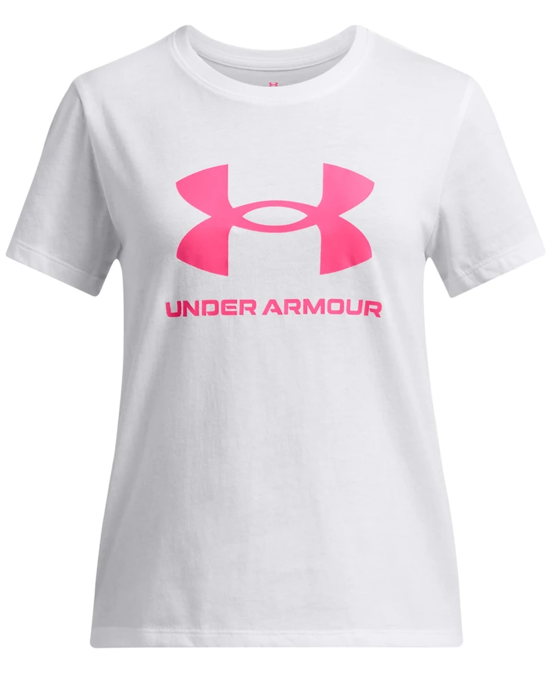Under Armour Big Girls Big Logo Graphic Short-Sleeve T-Shirt