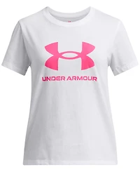 Under Armour Big Girls Big Logo Graphic Short-Sleeve T-Shirt