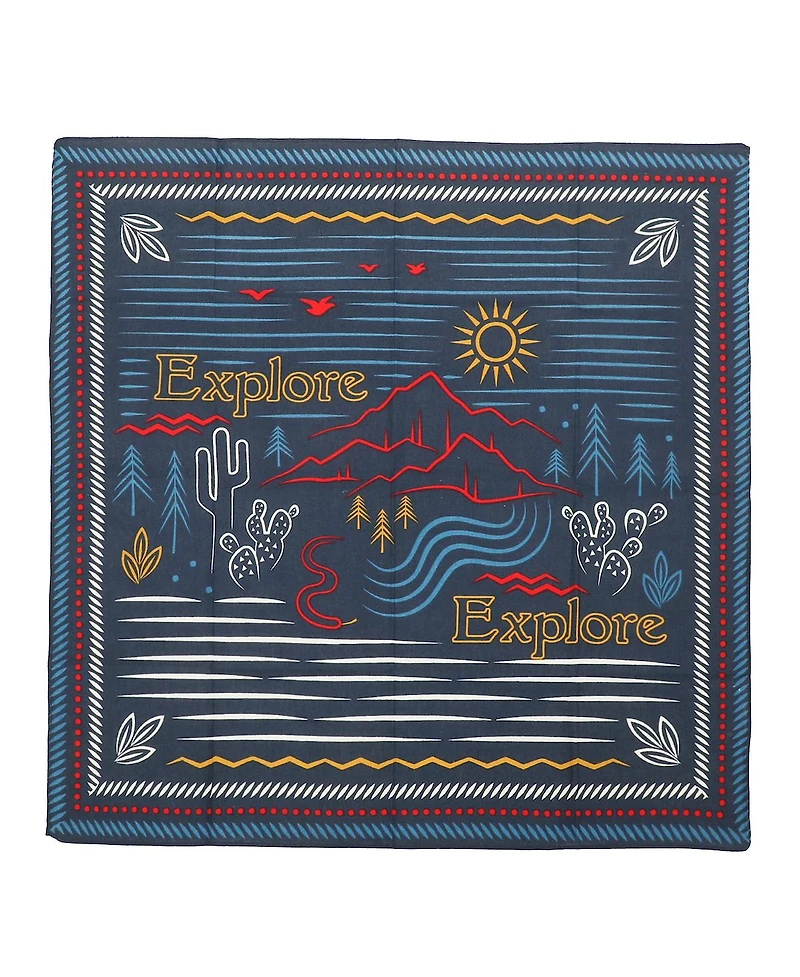 Bioworld Lightweight Americana 22"x22" 6-Pack Bandana Set