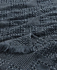 Oake Mixed Waffle Throw, 50" x 60", Exclusively at Macy's