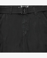 Boy's Belted Twill Cargo Shorts, 8-18