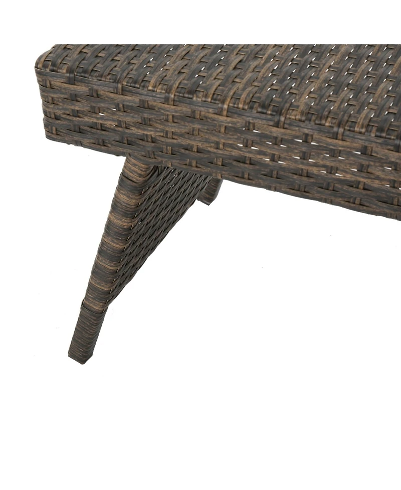 Streamdale Rattan Wicker Outdoor Accent Table Elevate Your Patio Ambiance