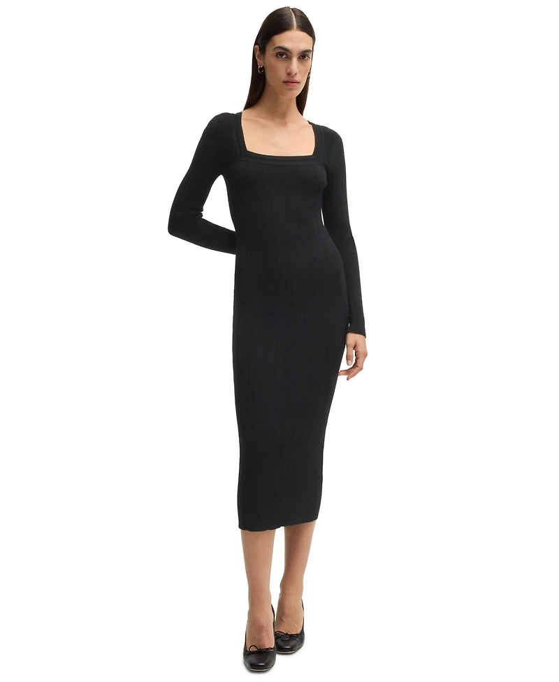 Boss by Hugo Women's Knitted Relaxed-Fit Dress