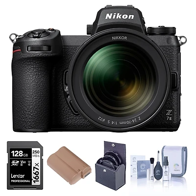 Nikon Z 7II Mirrorless Camera with Nikkor Z 24-70mm f/4 S Lens