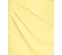 Betsy & Adam Petite One-Shoulder Ruched Gown
