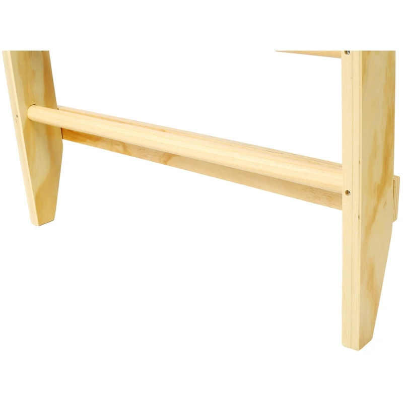 Streamdale Wooden Swedish Ladder, Stall Bars Set for Physical Therapy & Gymnastics (with Adjustable Pull-up Bar)
