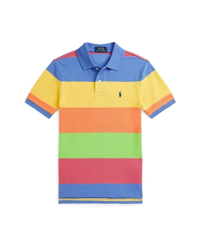 Polo Ralph Lauren Big Boys Striped Mesh Polo Shirt