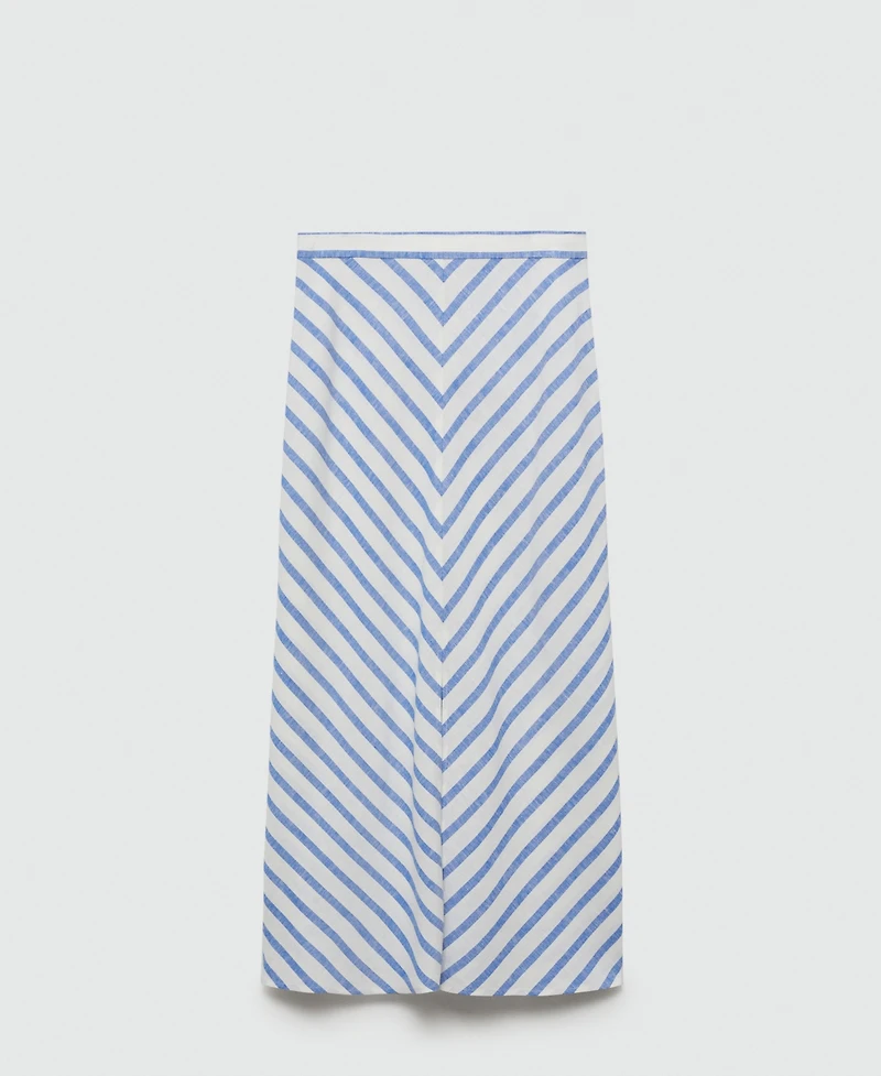 Mango Women's Printed Slit Skirt
