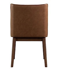Furniture of America 2-Pc. Forest Wisp Boucle Fabric Dining Chair Set