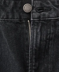 Mango Women's High Waist Straight Jeans