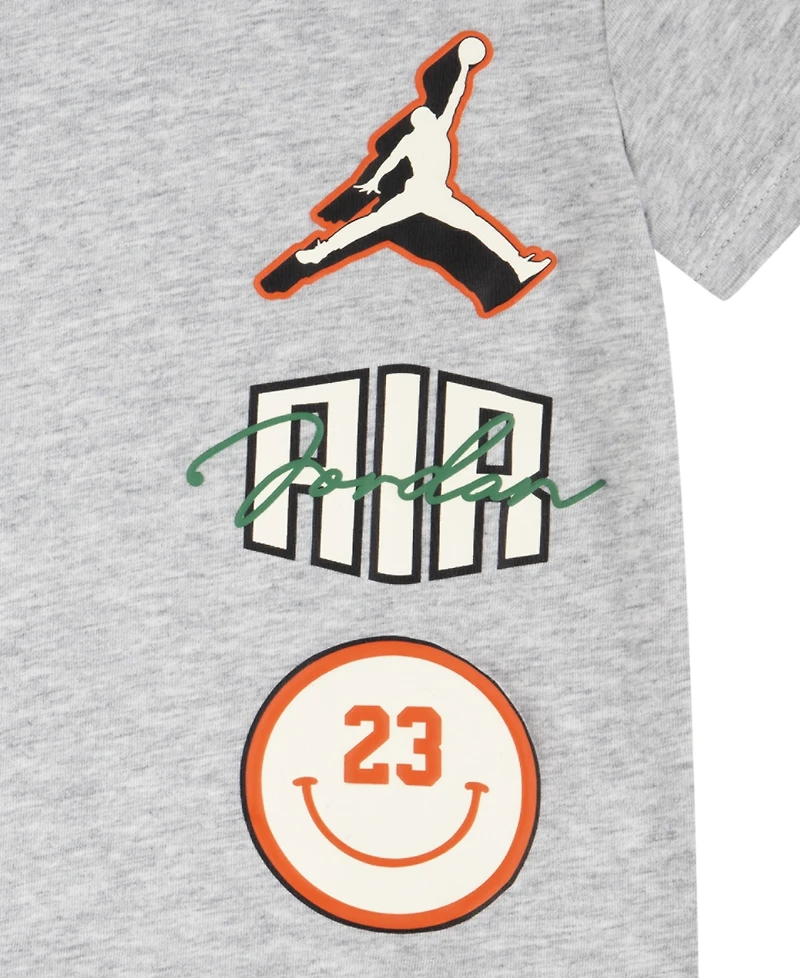 Jordan Toddler Boys 2-Piece Stacked Play Shorts and T-Shirt Set