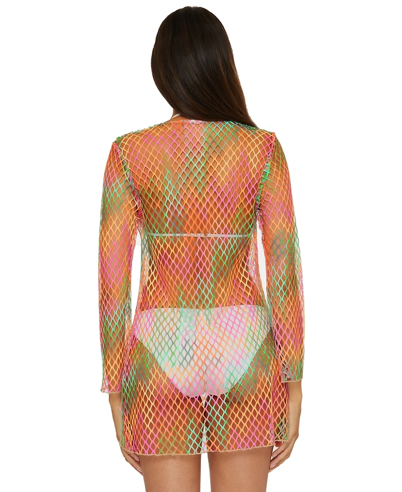 Becca Women's Mirage Fishnet Tunic Cover-Up