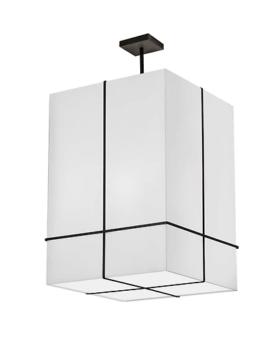 Dainolite 26" Metal Raquel 4 Light Led Pendant