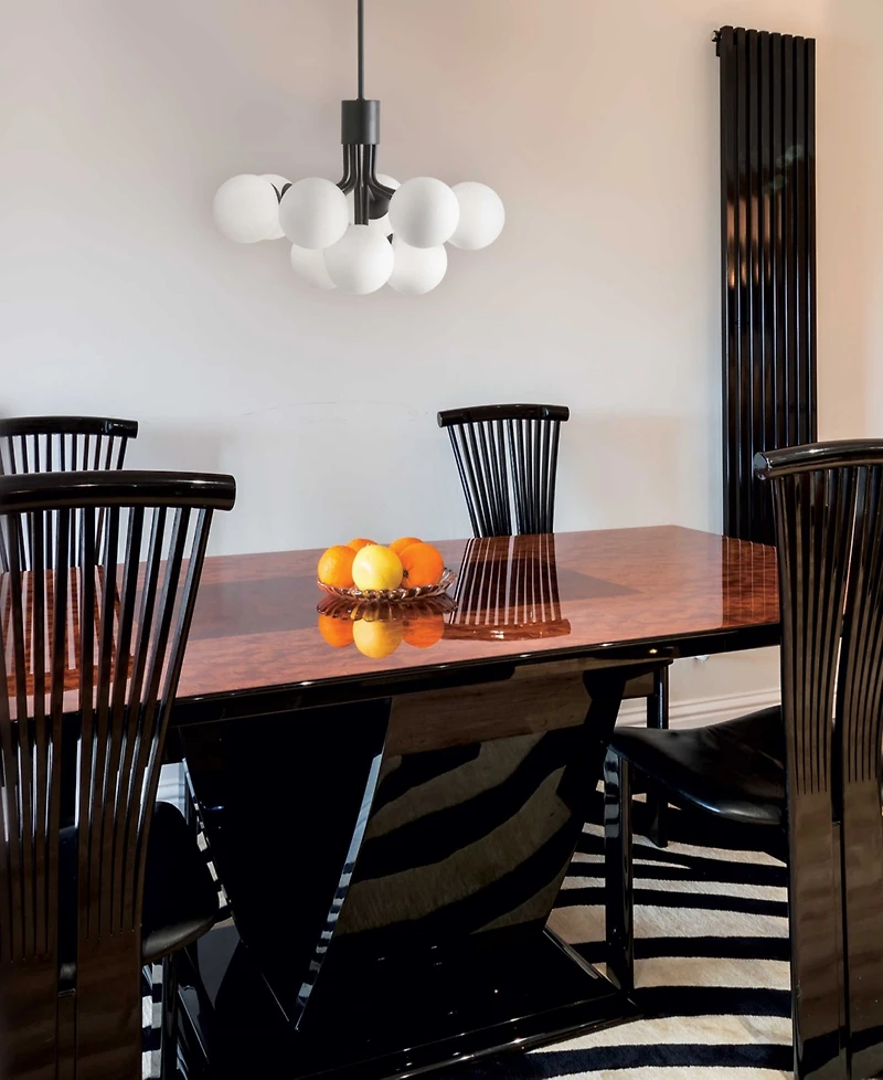 Dainolite 15.75" Metal Amanda 9 Light Chandelier