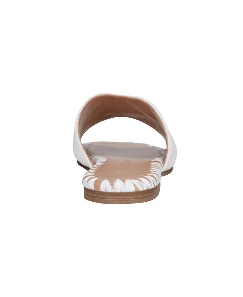 Marc Fisher Ltd Women's Nottie Woven Flat Slide Sandals