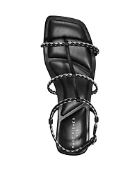 Marc Fisher Ltd Women's Maze Braided Caged Flat Sandals