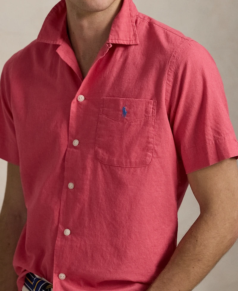 Polo Ralph Lauren Men's Classic-Fit Linen-Cotton Camp Shirt