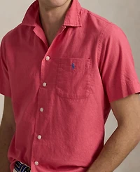 Polo Ralph Lauren Men's Classic-Fit Linen-Cotton Camp Shirt