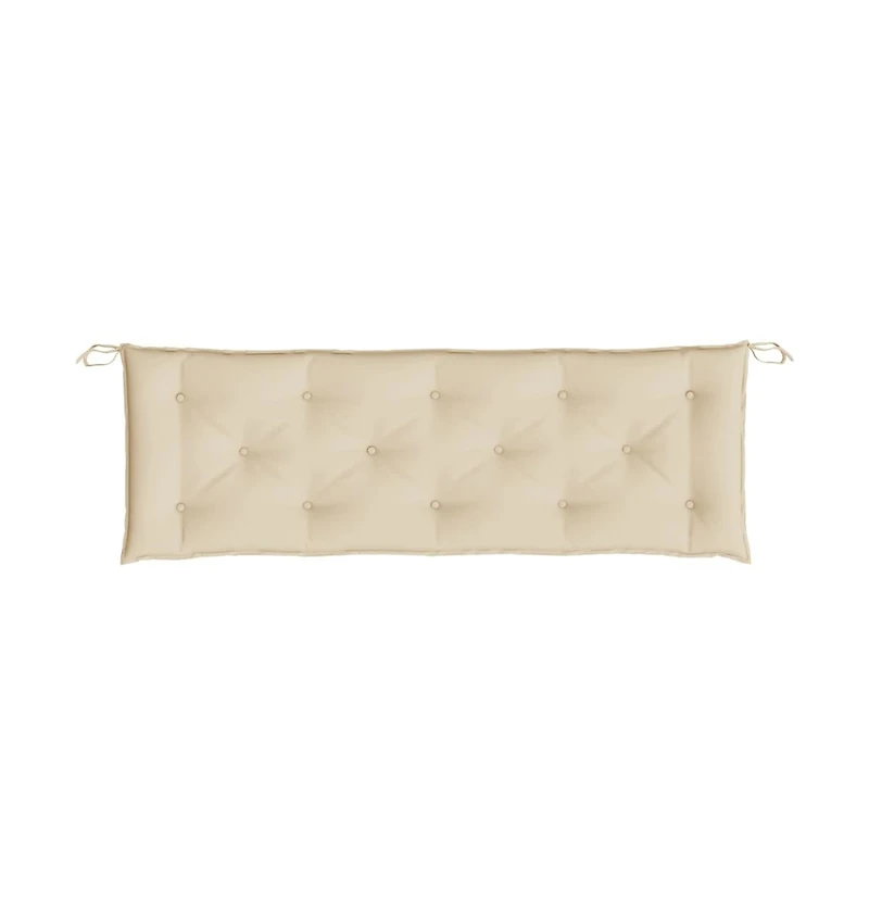 Garden Bench Cushion Beige 59.1"x19.7"x2.8" Oxford Fabric