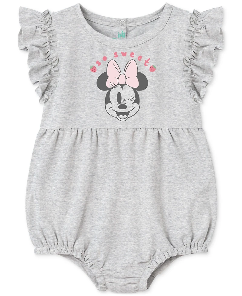 Disney Baby Girls Minnie Mouse Bodysuits & Pants, 5 Piece Set