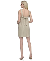 Dkny Women's Bow-Back Sleeveless A-Line Dress