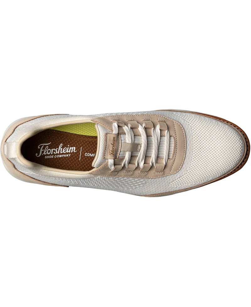 Florsheim Men's Launch Knit Elastic Lace Slip On Sneaker