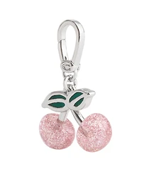 Coach Pink Collectible Signature Glittery Cherry Charms