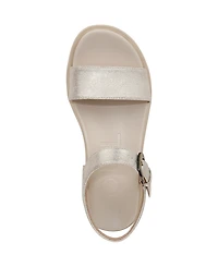 Soul Naturalizer Women's Emma Block Heel Footbed Flat Sandals