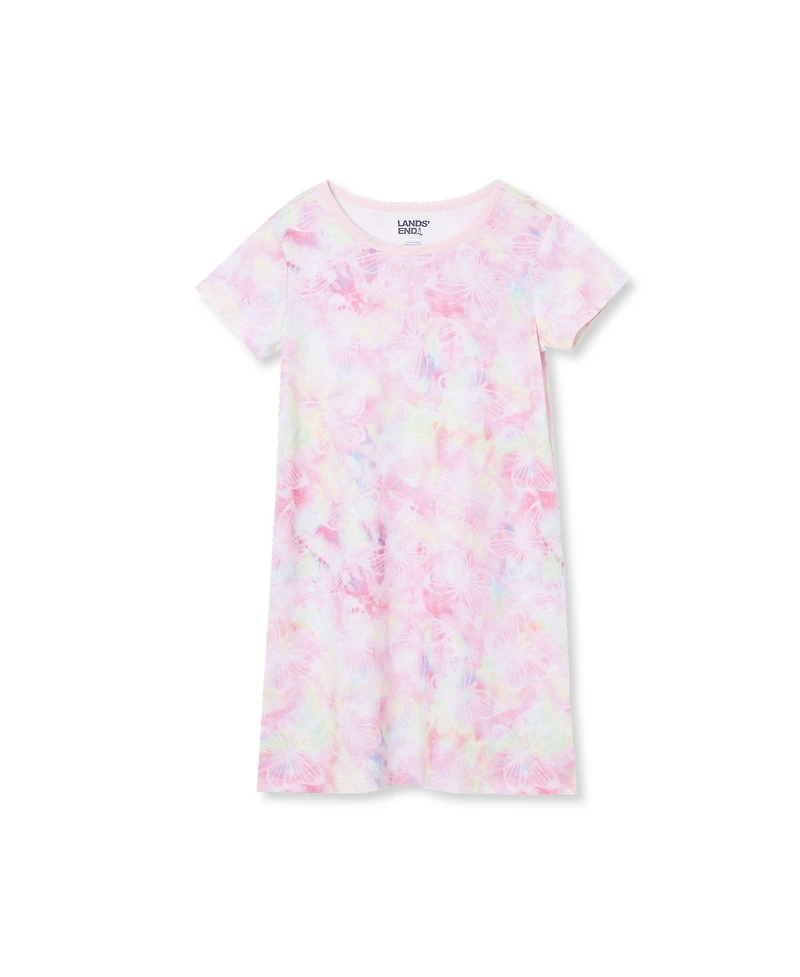 Lands' End Big Girls Short Sleeve Nightgown