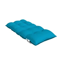 Lowback Chair Cushions 4 pcs Light Blue Oxford Fabric