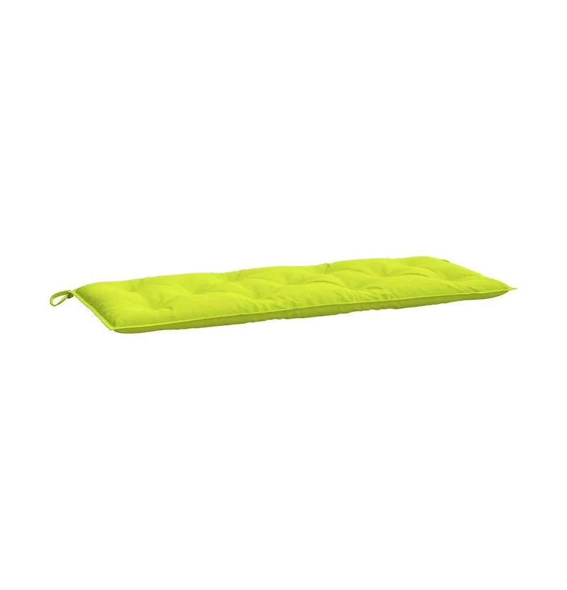 Garden Bench Cushions 2 pcs Bright Green 47.2"x19.7"x2.8" Oxford Fabric