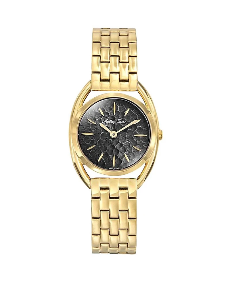 Mathey Tissot Women's Saphira Black Dial Watch