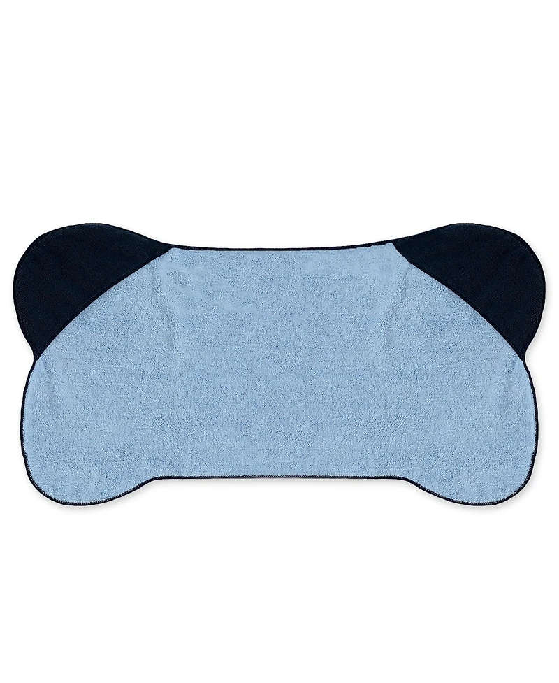 Bone Dry Pet Towel with Pockets, Blue, 30x16"