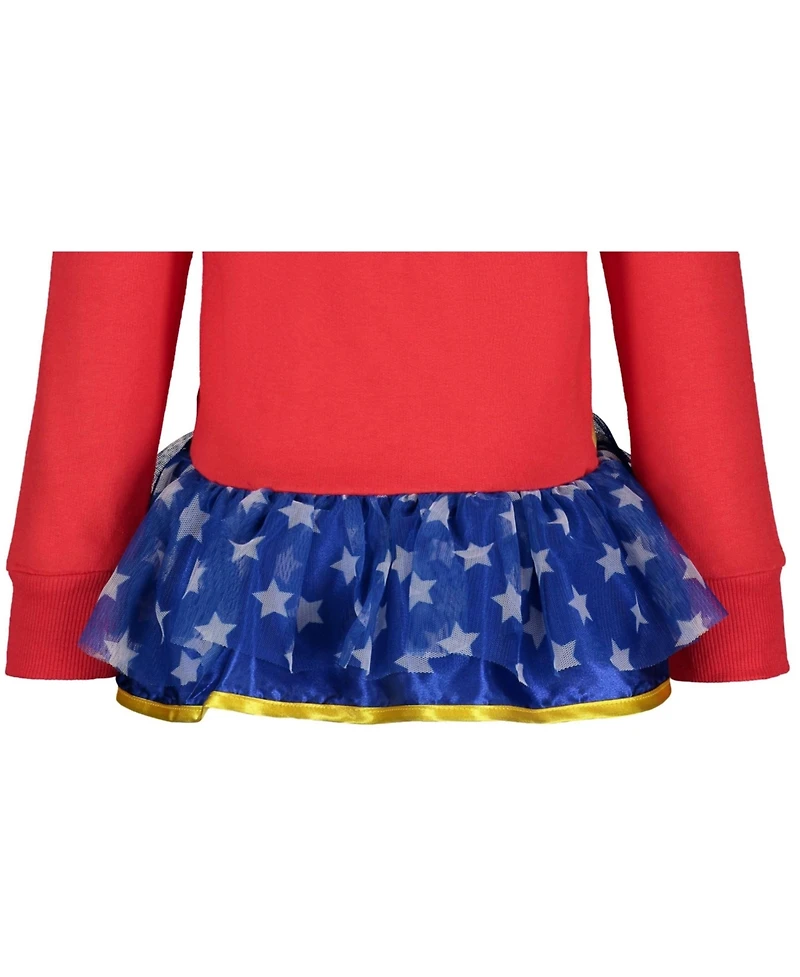 Wonder Woman Zip Up Costume Hoodie