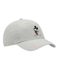 Disney Men's Mickey Mouse White Unstructured Baseball Cap