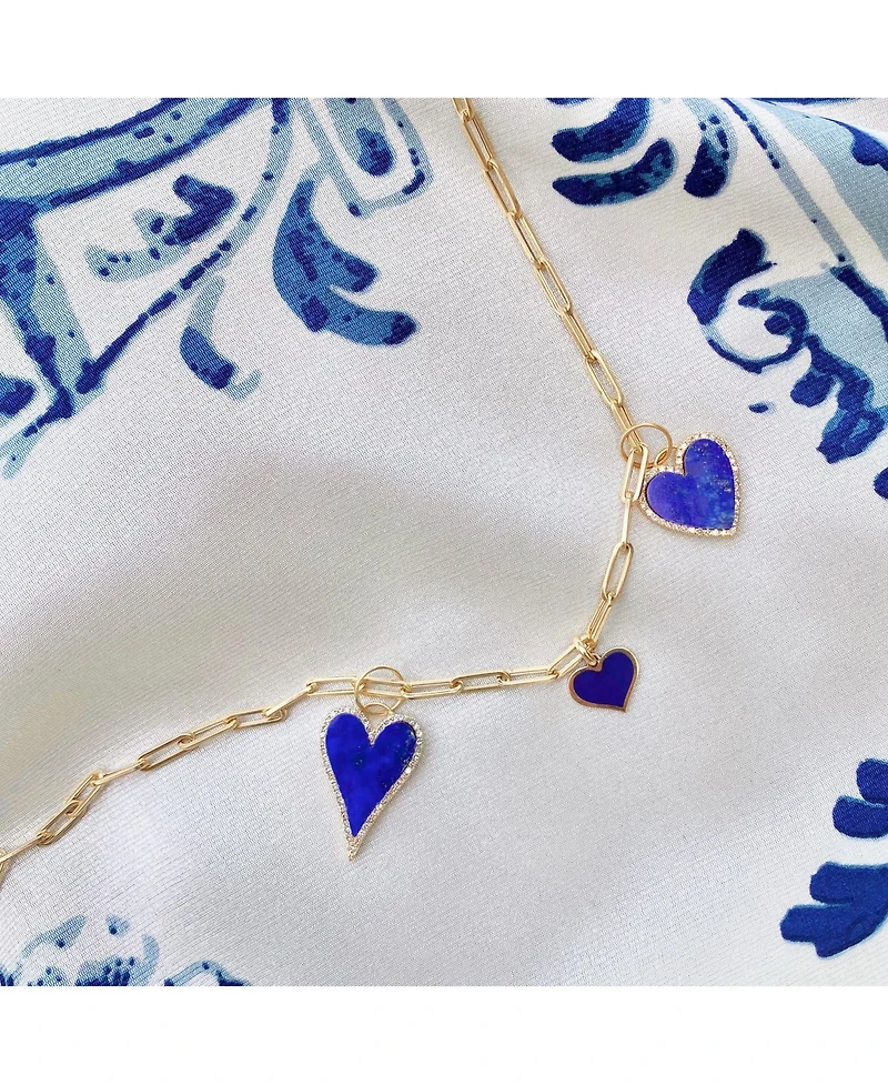 The Lovery Large Paperclip Link Chain Necklace 14K Yellow Gold inches