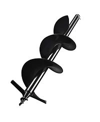 Yescom 4" 8" Earth Auger Bit Kit Bulb Planter Tool for Planting Flower Fence Post Spiral Hole Digger Gardening Project