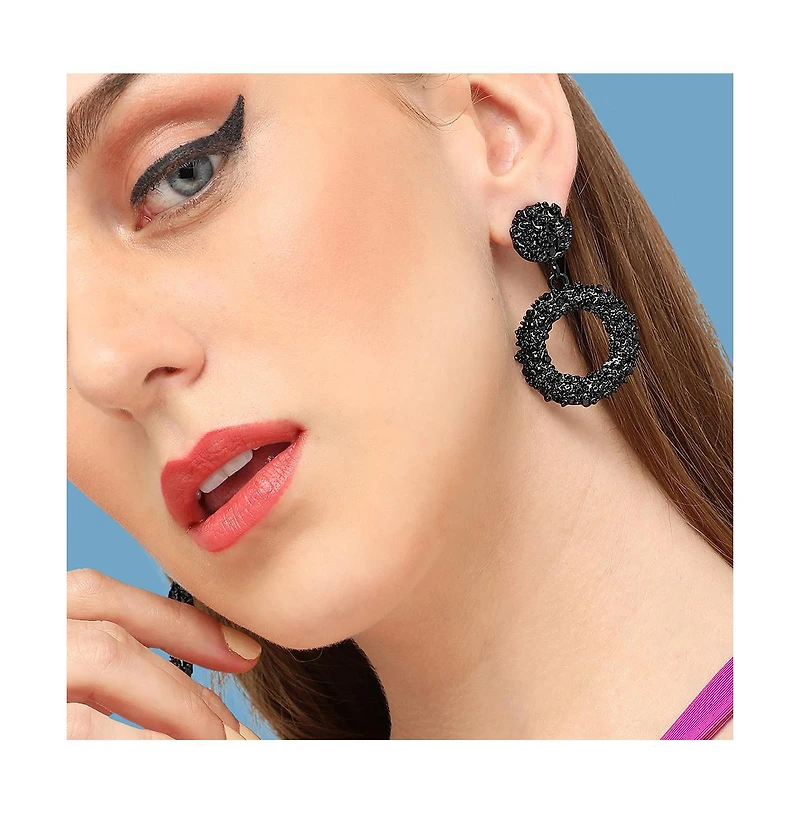 Corroded Drop Earrings