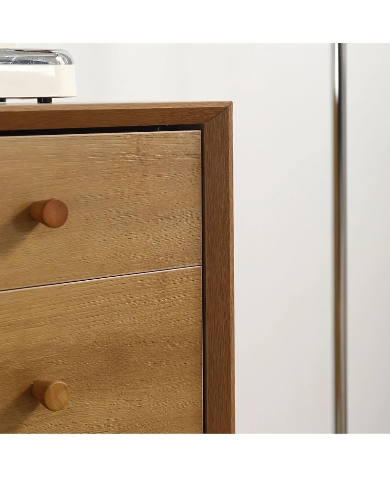 Streamdale Modern Sideboard/Buffet with 3D Edge Design for Stylish Storage