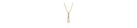 2028 Crystal Small Tweezer Pendant Necklace