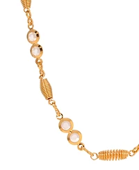 2028 Crystal Station Chain Necklace